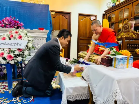 วิทยาเขตล้านนาเป็นเจ้าภาพงานบำเพ็ญกุศลโยมบิดา พระมหาสกุล มหาวีโร