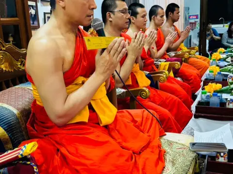 วิทยาเขตล้านนาเป็นเจ้าภาพงานบำเพ็ญกุศลโยมบิดา พระมหาสกุล มหาวีโร